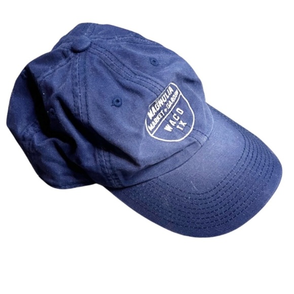 Magnolia Market & Garden Waco TX Unisex Blue Washed Baseball Style Hat - Picture 9 of 16